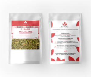 Tisane de la boutique en ligne marocaine Dar At-tay qui aide à atténuer les maux de tête et à réduire l’inflammation.