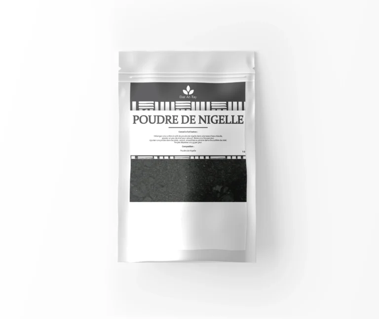 Poudre de nigelle vrac 100g de la boutique en ligne marocaine Dar At-Tay.