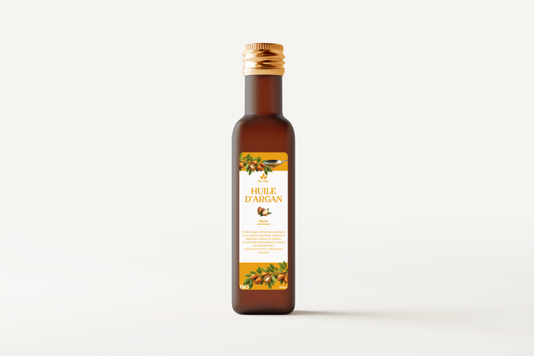 Huile d'argan alimentaire de dar-attay 100% BIO et naturelle au Maroc